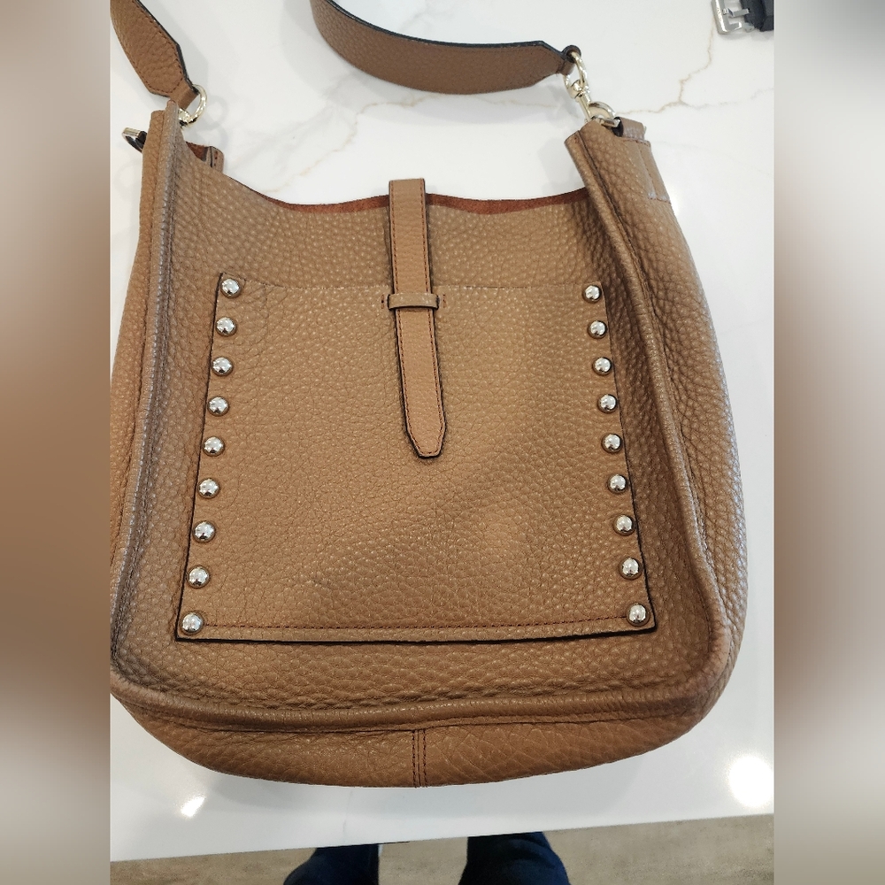 Rebecca Minkoff Brown Studded Crossbody Bag - Picture 10 of 16